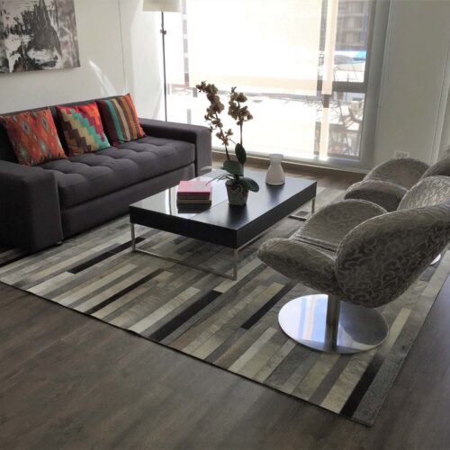 Tapete en cuero - Diseño Axial (002)